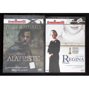 2 DVD-URI FILME: CAPITANUL ALATRISTE; REGINA