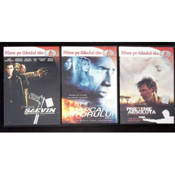 3 DVD-URI FILME: SLEVIN; CAPCANA VIITORULUI; PRIETENIE ABSOLUTA