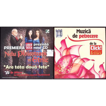 2 CD-URI: MUZICA DE PETRECERE DE LA CLICK: NELU PLOIESTEANU SI ETNIC
