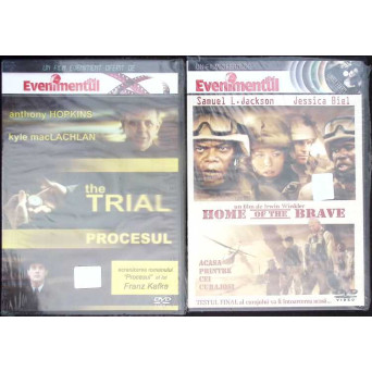 LOT 2 DVD FILM: PROCESUL, ACASA PRINTRE CEI CURAJOSI