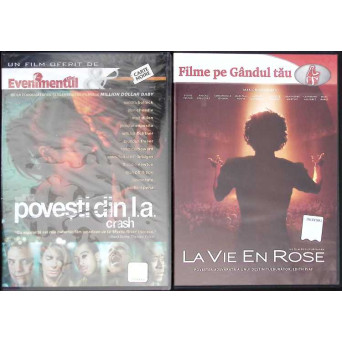 LOT 2 DVD FILM: POVESTI DIN L.A. CRASH, LA VIE EN ROSE