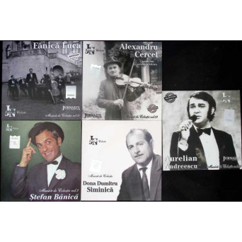 LOT 5 CD-URI MUZICA ROMANEASCA - VOCI MASCULINE CLASICE