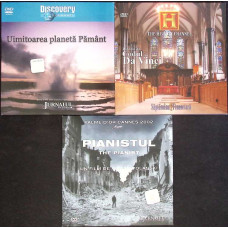 LOT 3 DVD-URI FILME: PIANISTUL, CODUL LUI DA VINCI, UIMITOAREA PLANETA PAMANT