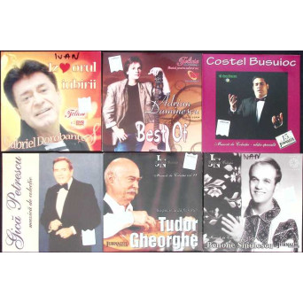 LOT 6 CD-URI MUZICA ROMANEASCA - VOCI MASCULINE