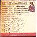 CD: CONCERT CORAL LITURGIC