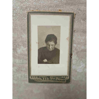 FOTOGRAFIE, PORTRET DE FEMEIE. FOTOGRAF N. LETNIC, BOLGRAD, BASARABIA. 56