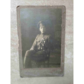 FOTOGRAFIE, PORTRET DE SOLDAT, PERIOADA INTERBELICA - 1917. 34