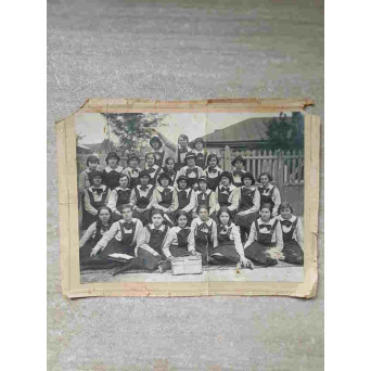 FOTOGRAFIE VECHE - GRUP DE ELEVE. INTERBELICA. 74