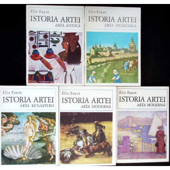 ISTORIA ARTEI VOL.1-5 ARTA ANTICA, MEDIEVALA, RENASTERII, MODERNA