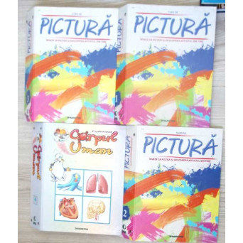 SET 4 BIBLIORAFTURI REVISTA CURS DE PICTURA, INVATA SA PICTEZI SI DESCOPERA ARTISTUL DIN TINE VOL.1-31, 38-40, 42-69, 71-73 (LIPSA NR. 32-37, 41, 70)