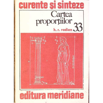 CARTEA PROPORTIILOR. PRINCIPII SI APLICATII IN ARHITECTURA SI IN ARTELE PLASTICE