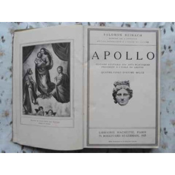 APOLLO HISTOIRE GENERALE DES ARTS PLASTIQUES PROFESSEE A L'ECOLE DU LUVRE