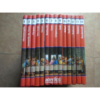 COLECTIA PICTORI DE GENIU, BIBLIOTECA DE ARTA ADEVARUL VOL.1-14 (COMPLETA)