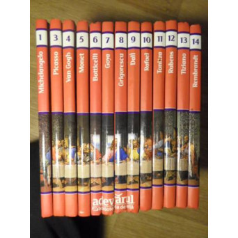 COLECTIA PICTORI DE GENIU, BIBLIOTECA DE ARTA ADEVARUL VOL.1-14 (LIPSA VOL.2)