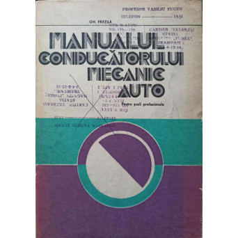 MANUALUL CONDUCATORULUI MECANIC AUTO PENTRU SCOLI PROFESIONALE