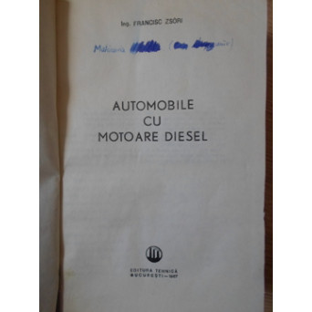 AUTOMOBILE CU MOTOARE DIESEL