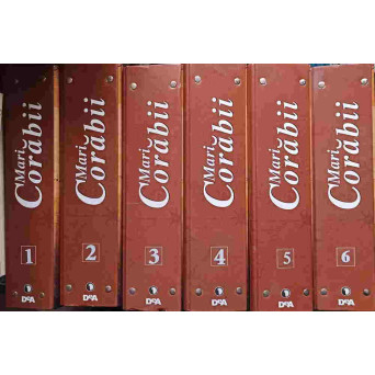 COLECTIA MARI CORABII. 6 BIBLIORAFTURI, NUMERELE 1-120 (LIPSA NR.75)