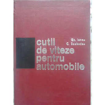 CUTII DE VITEZE PENTRU AUTOMOBILE