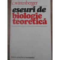 ESEURI DE BIOLOGIE TEORETICA ESEURI DE BIOLOGIE TEORETICA