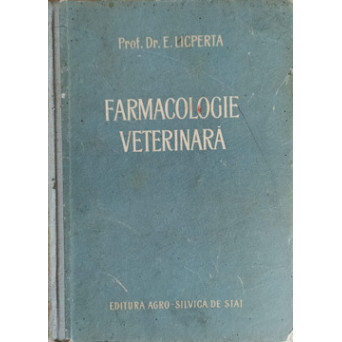 FARMACOLOGIE VETERINARA