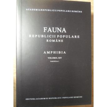 FAUNA R.P.R. AMPHIBIA VOL. XIV FASCICULA 1