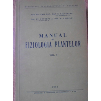 MANUAL DE FIZIOLOGIA PLANTELOR VOL.1