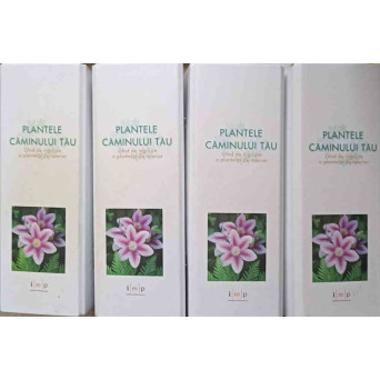 PLANTELE CAMINULUI TAU. GHID DE INGRIJIRE A PLANTELOR DE INTERIOR. 4 BIBLIORAFTURI CU FISE INTEGRAL COLOR