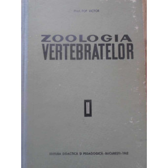 ZOOLOGIA VERTEBRATELOR VOL.2 FASC.2 MAMIFERELE