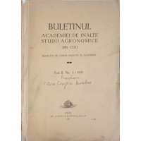 BULETINUL ACADEMIEI DE INALTE STUDII AGRONOMICE DIN CLUJ VOL.2 BULETINUL ACADEMIEI DE INALTE STUDII AGRONOMICE DIN CLUJ VOL.2