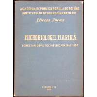 MICROBIOLOGIE MARINA. CERCETARI SOVIETICE IN PERIOADA 1946-1957 MICROBIOLOGIE MARINA. CERCETARI SOVIETICE IN PERIOADA 1946-1957
