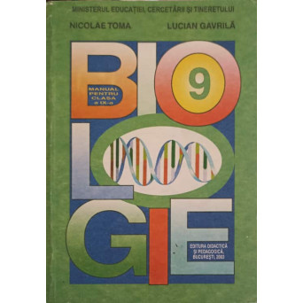 BIOLOGIE, MANUAL PENTRU CLASA A IX-A
