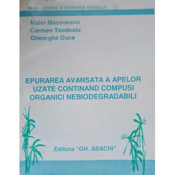 EPURAREA AVANSATA A APELOR UZATE CONTINAND COMPUSI ORGANICI NEBIODEGRADABILI