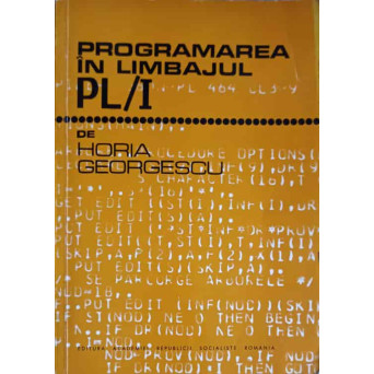 PROGRAMAREA IN LIMBAJUL PL/I