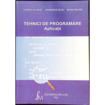 TEHNICI DE PROGRAMARE. APLICATII