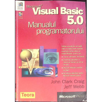 MICROSOFT VISUAL BASIC 5.0 - MANUALUL PROGRAMATORULUI