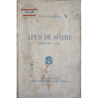 APUS DE SOARE. DRAMA IN IV ACTE