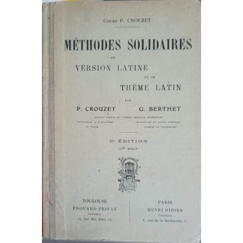 METHODES SOLIDAIRES DE VERSION LATINE