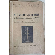 M. TULLII CICERONIS. IN CATILINAM ORATIONES QUATTUOR