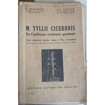 M. TULLII CICERONIS. IN CATILINAM ORATIONES QUATTUOR