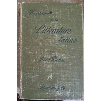 HISTOIRE DE LA LITTERATURE LATINE