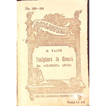SCULPTURA IN GRECIA. DIN FILOZOFIA ARTEI