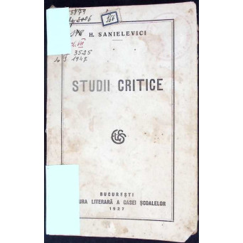STUDII CRITICE
