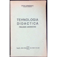 TEHNOLOGIA DIDACTICA, PRELEGERI UNIVERSITARE