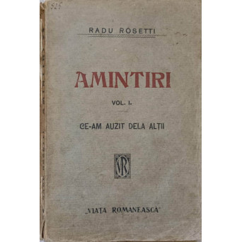 AMINTIRI VOL.1 CE-AM AUZIT DELA ALTII