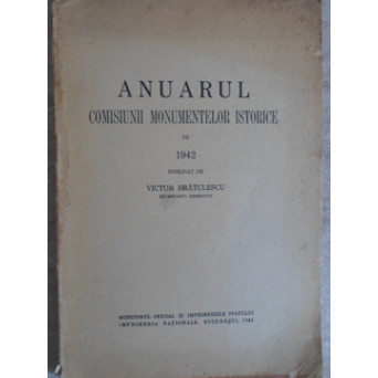 ANUARUL COMISIUNII MONUMENTELOR ISTORICE PE 1942