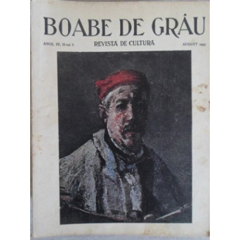BOABE DE GRAU. REVISTA DE CULTURA, AUGUST 1933