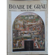 BOABE DE GRAU. REVISTA DE CULTURA, DECEMVRIE 1933