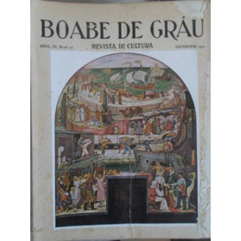 BOABE DE GRAU. REVISTA DE CULTURA, DECEMVRIE 1933