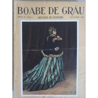 BOABE DE GRAU. REVISTA DE CULTURA, IANUARIE 1931