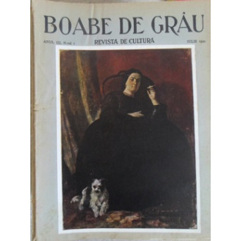 BOABE DE GRAU. REVISTA DE CULTURA, IULIE 1932